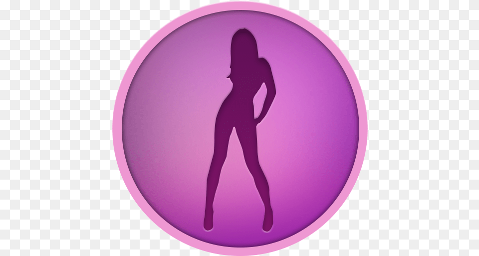 Amazoncom Sexy Social Girls Appstore For Android Logo Video Editing, Purple, Adult, Female, Person Free Transparent Png