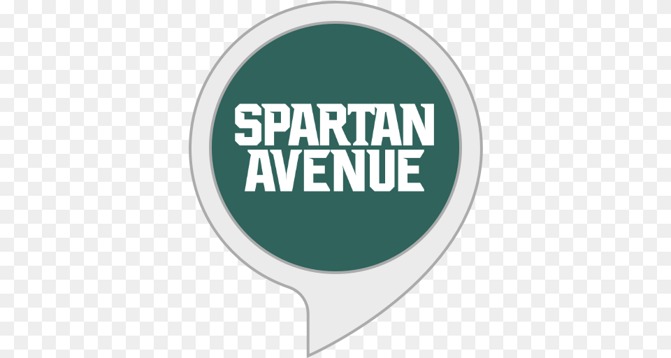 Amazoncom Spartan Avenue Daily For Michigan State Fans Circle, Sticker, Logo, Disk Png Image