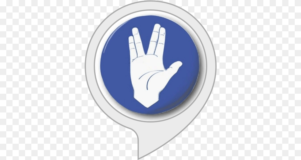 Amazoncom Star Trek Vulcan Farewell Alexa Skills Sign Language, Clothing, Glove, Body Part, Hand Free Png