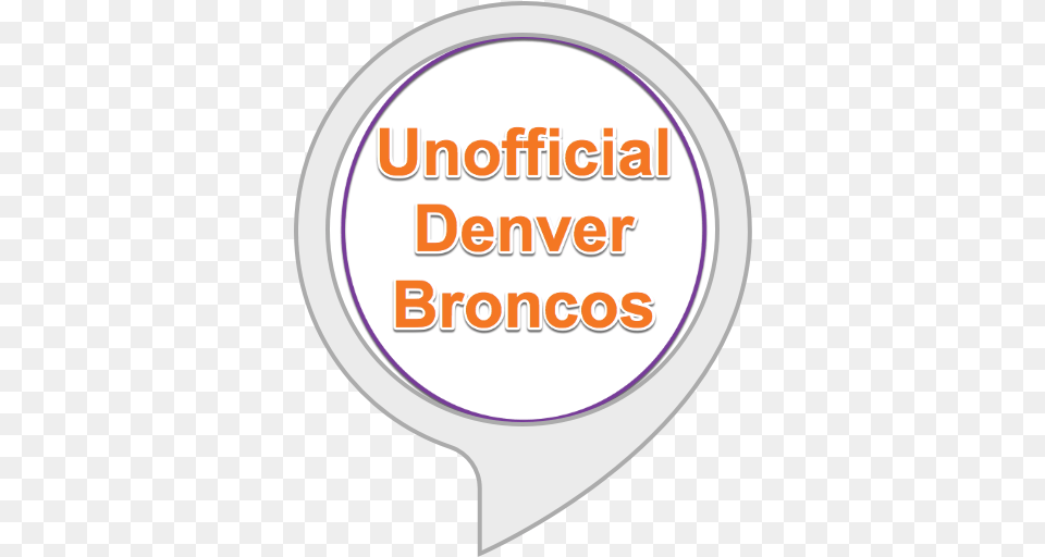 Amazoncom Unofficial Denver Broncos Game Alexa Skills Circle, Cutlery, Spoon, Text, Disk Png