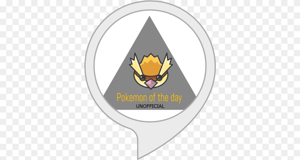 Amazoncom Unofficial Pokemon Of The Day Alexa Skills Language, Badge, Logo, Symbol, Disk Png