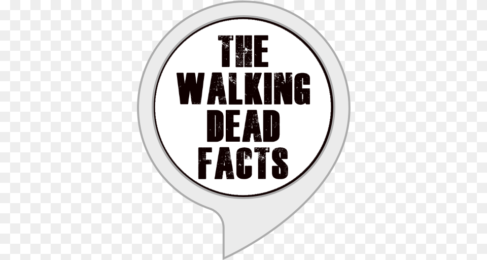 Amazoncom Walking Dead Facts Alexa Skills Circle, Cutlery, Sticker, Text Png Image