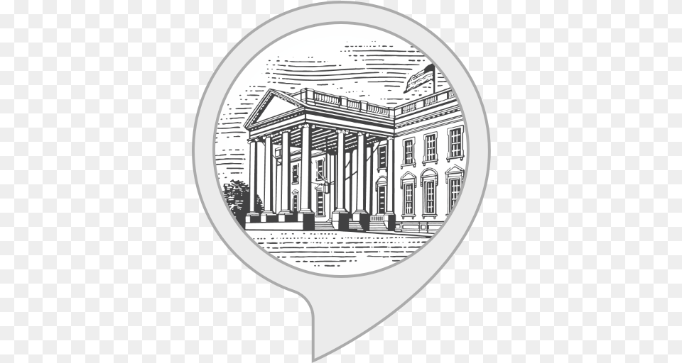 Amazoncom White House History Guide Alexa Skills Circle, Art, Arch, Architecture, Drawing Png