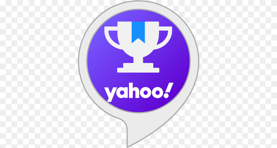 Amazoncom Yahoo Fantasy Football Alexa Skills Yahoo Fantasy Sports Logo, Trophy, Disk Png Image