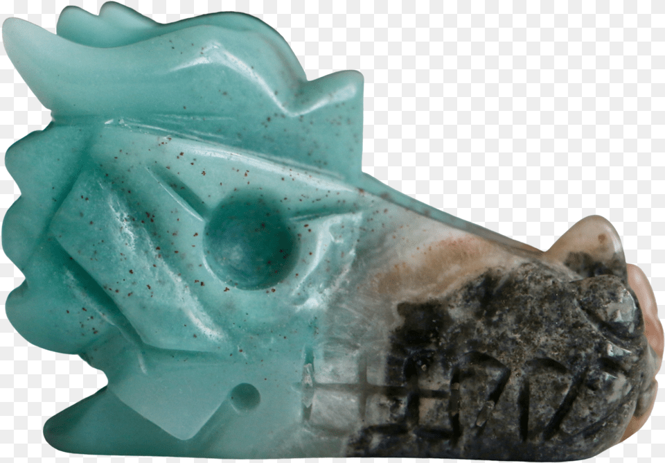 Amazonite Dragon Skull Carved Crystal Bronze Sculpture, Accessories, Ornament, Jewelry, Jade Free Transparent Png