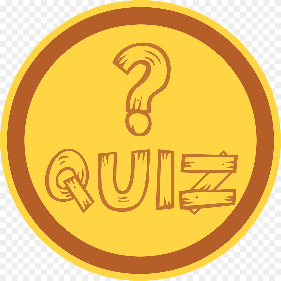 Amazonquiztoday Hashtag Quiz Icon Orange, Gold, Disk, Money Free Transparent Png