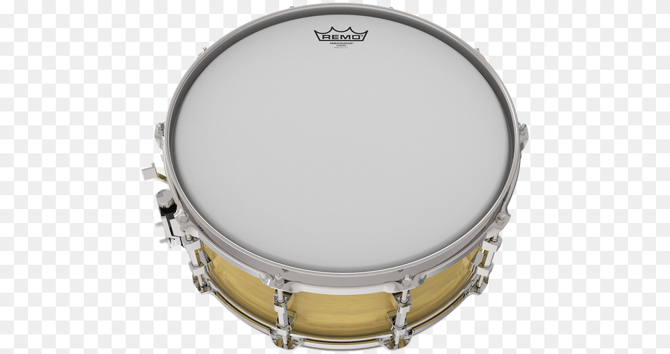 Ambassador Coated Snare Batter Remo Controlled Sound Coated, Drum, Musical Instrument, Percussion, Plate Free Png Download