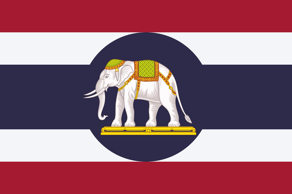 Ambassador Flag Of Thailand Clipart, Animal, Elephant, Mammal, Wildlife Free Transparent Png