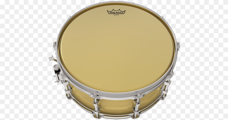 Ambassador Starfire Gold Remo Pinstripe Snare Head, Drum, Musical Instrument, Percussion Free Transparent Png