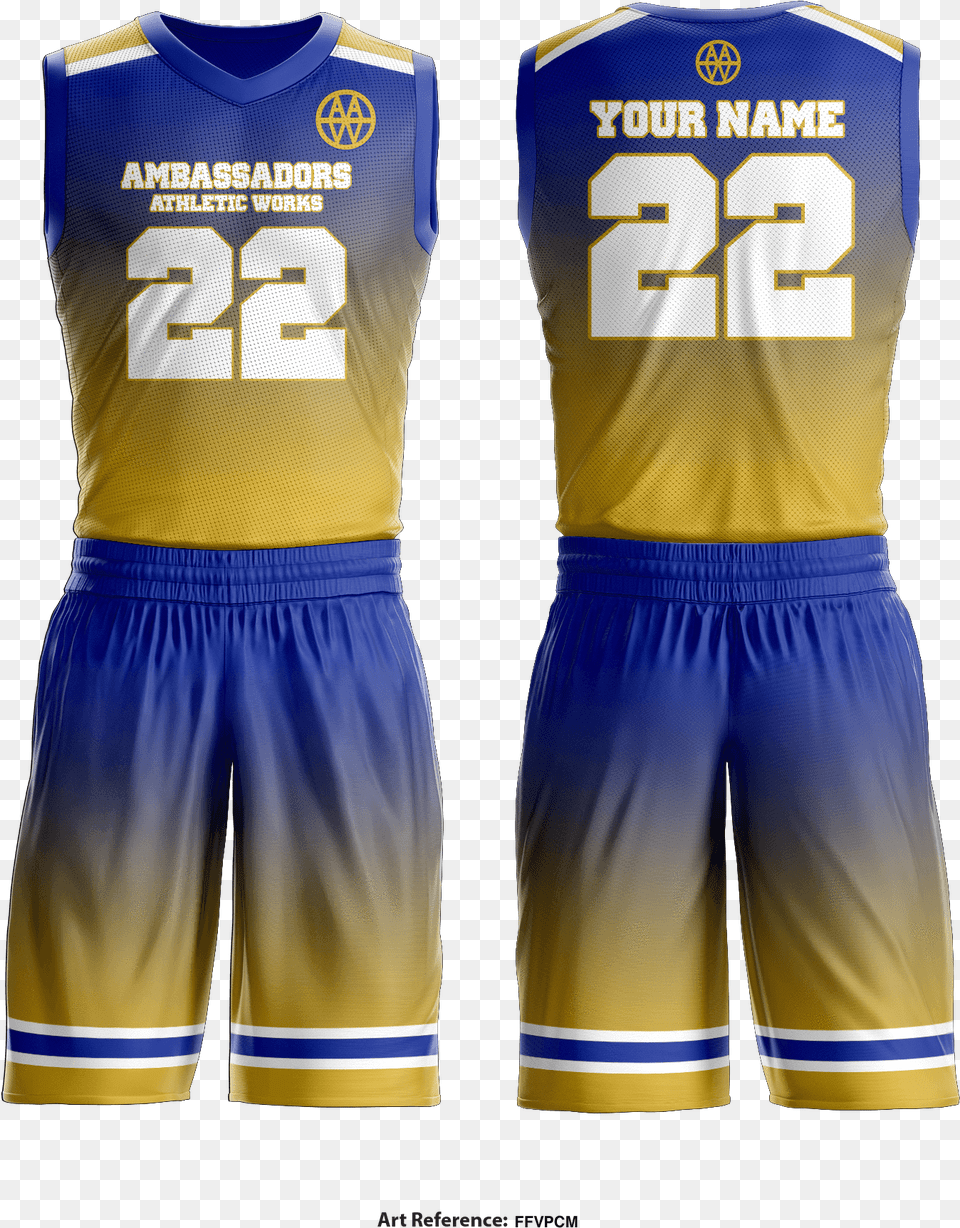 Ambassadors Athletic Works Basketball Uniform Board Short, Clothing, Shirt, Shorts, Jersey Free Transparent Png