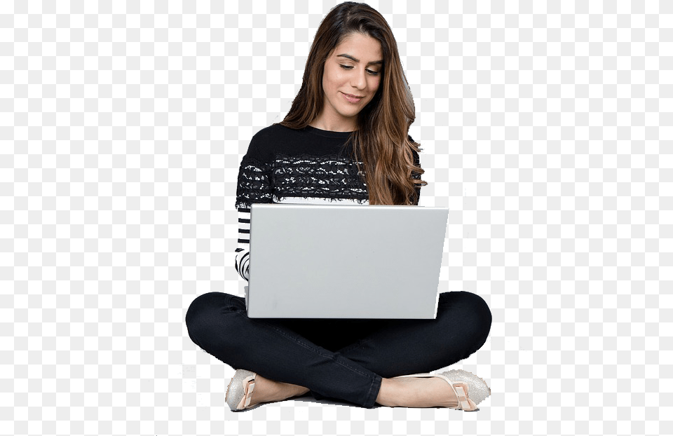 Ambe Maa, Laptop, Computer, Electronics, Sitting Free Transparent Png