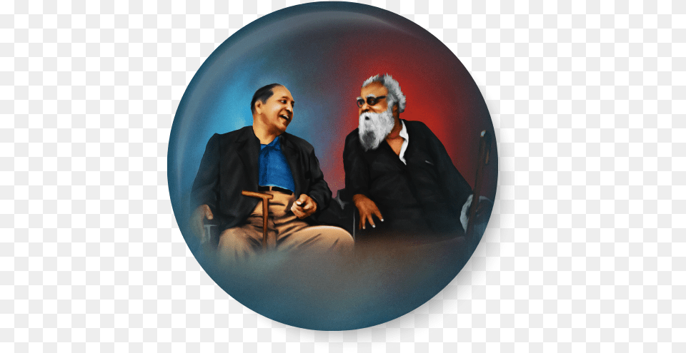 Ambedkar Periyar Fridge Magnet Ambedkar Periyar Ambedkar Painting Photos Hd, Man, Person, Portrait, Male Free Png Download