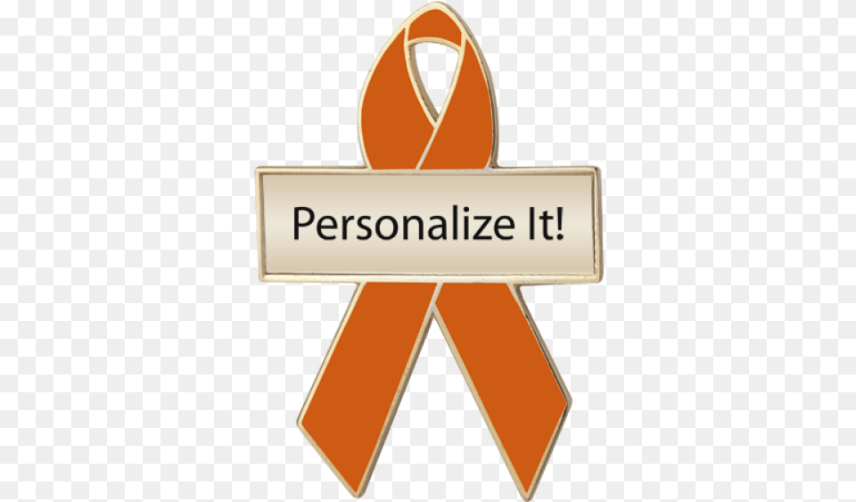 Amber Awareness Ribbons Personalized Pins No Minimums Cause Cancer Ribbon Logo, Formal Wear, Symbol Free Png