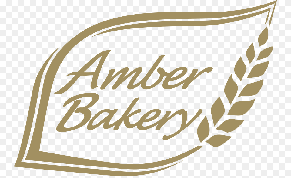 Amber Bakery Logo, Text, Handwriting, Food, Grain Free Png Download