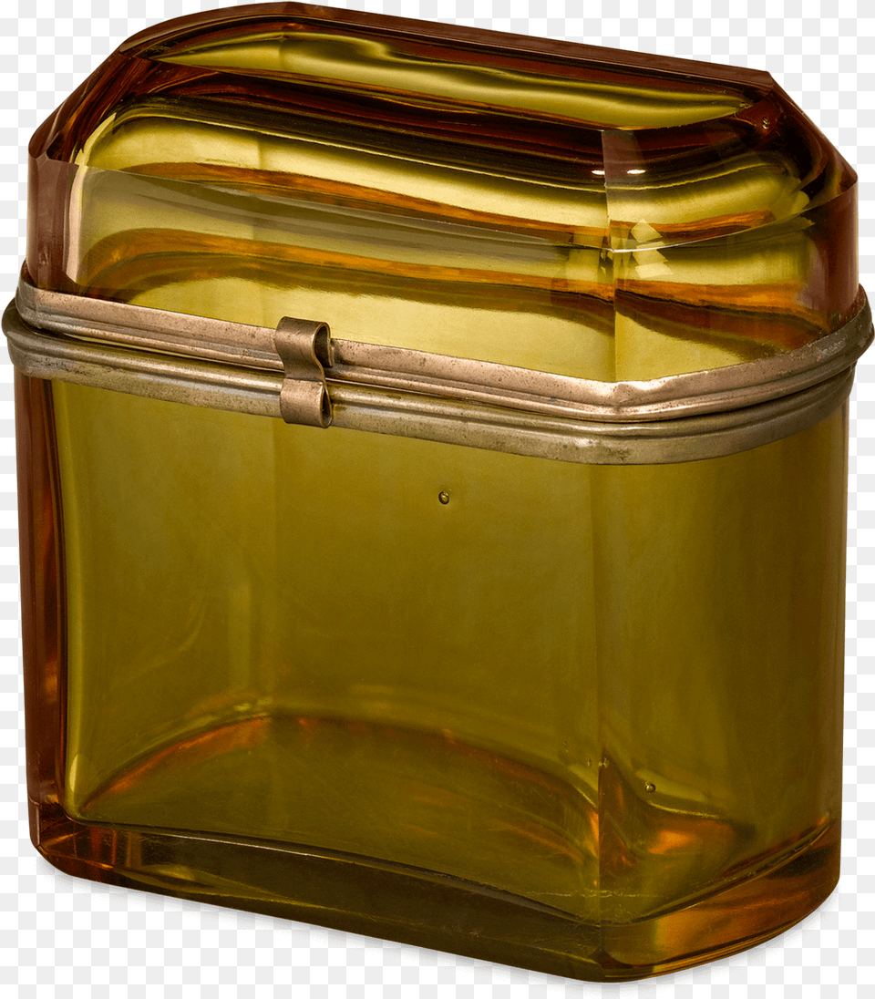 Amber Glass Box, Jar, Bottle, Cosmetics, Perfume Free Transparent Png