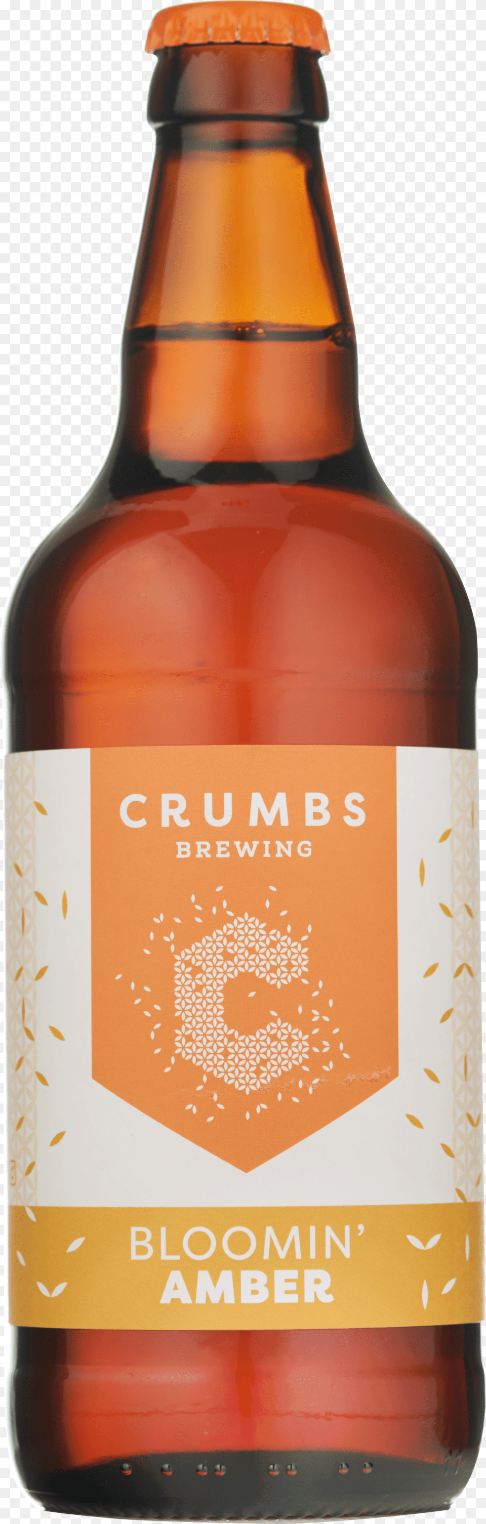 Amber Lager Crumbs Brewery Surrey Englandclass Glass Bottle Free Png