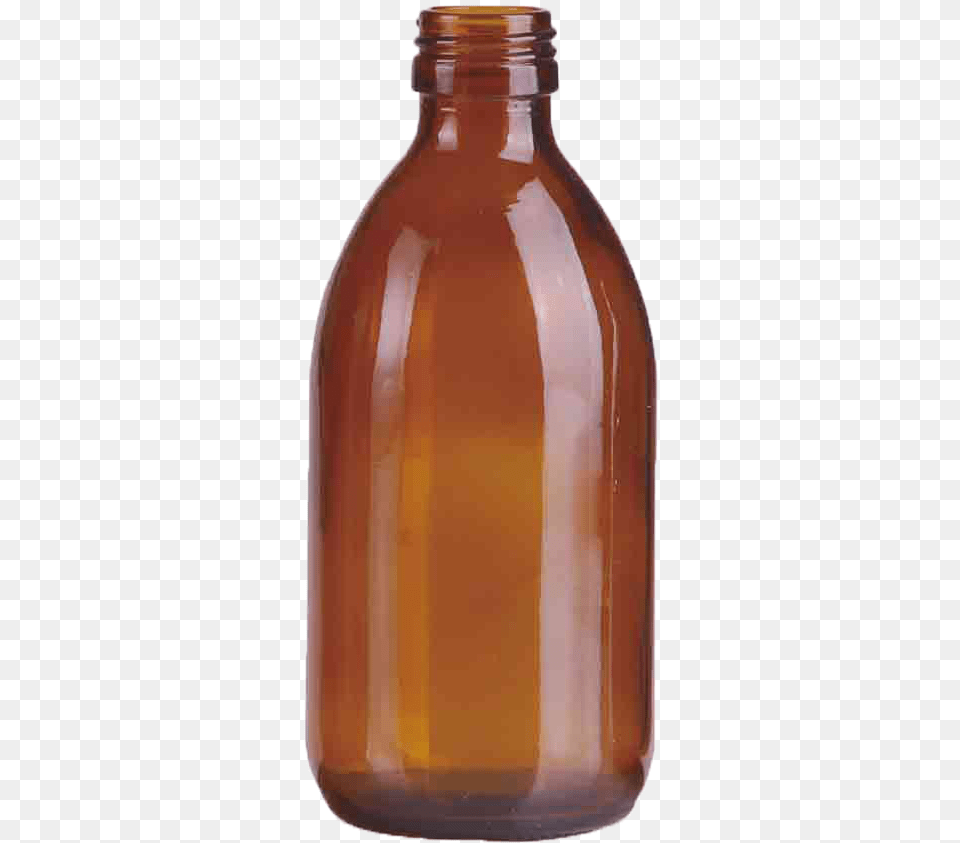 Amber Syrup Bottle Png Image