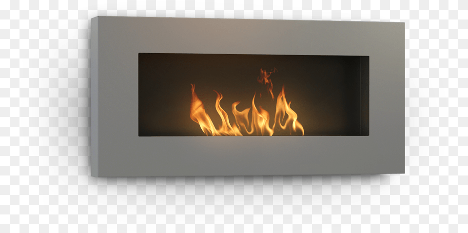 Ambient Grey Biokominki Wrocaw, Fireplace, Hearth, Indoors, Fire Free Png