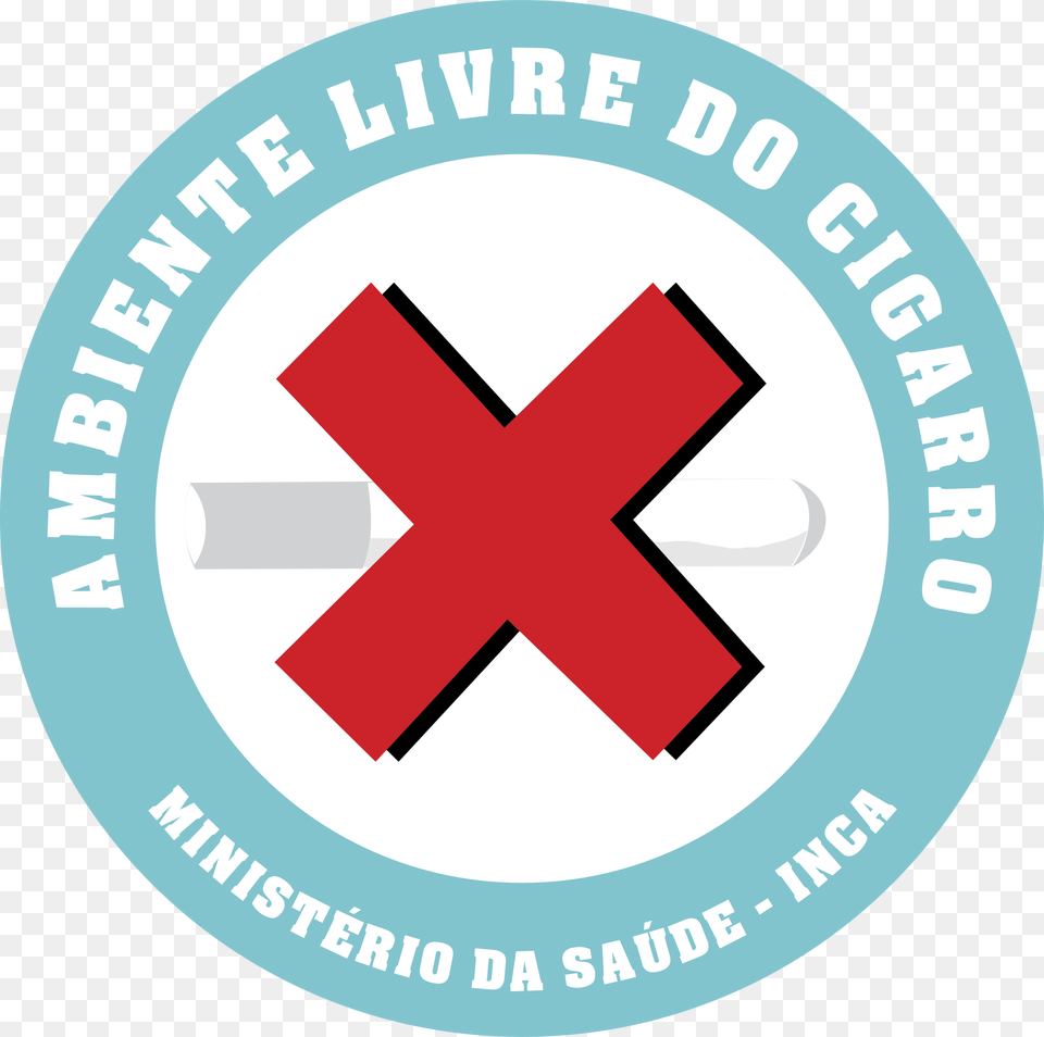 Ambiente Livro Do Cigarro Logo Circle, First Aid, Red Cross, Symbol, Disk Free Png Download
