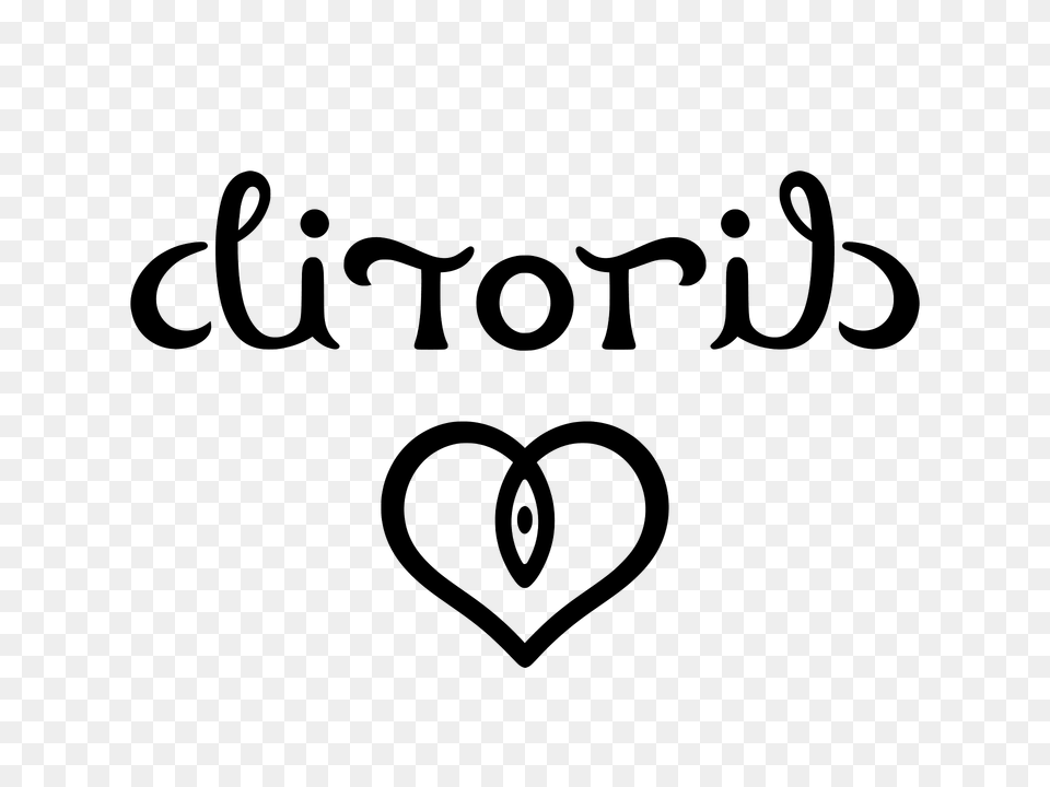 Ambigram Clitoris Heart Clipart, Text, Logo Free Png Download