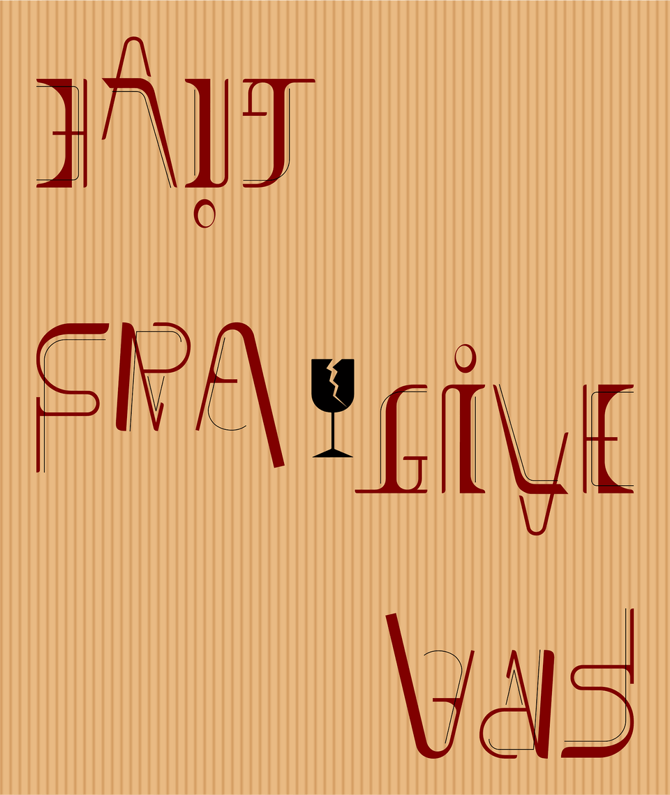 Ambigramme Haut Bas Fragile Clipart, Plywood, Wood, Book, Publication Png