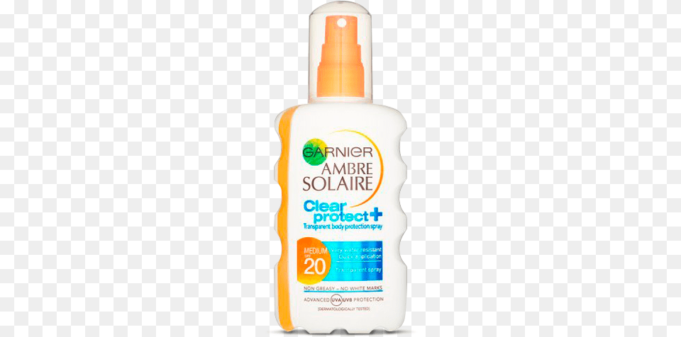 Ambre Solaire Clear Protect, Bottle, Cosmetics, Lotion, Sunscreen Free Png Download