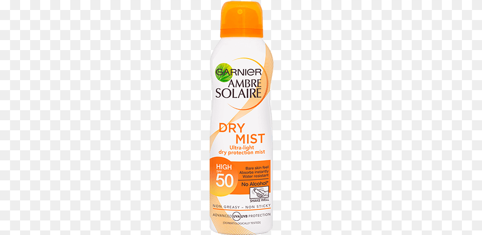Ambre Solaire Dry Mist Spray Spf 50 Large Ambre Solaire Dry Mist Sun Cream Spray Spf30, Bottle, Cosmetics, Sunscreen, Deodorant Png