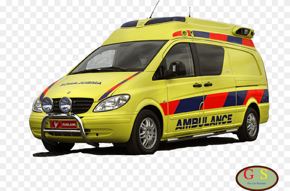 Ambulance 1 American Ambulance Mercedes Benz Vito Ambulance, Car, Transportation, Van, Vehicle Png Image