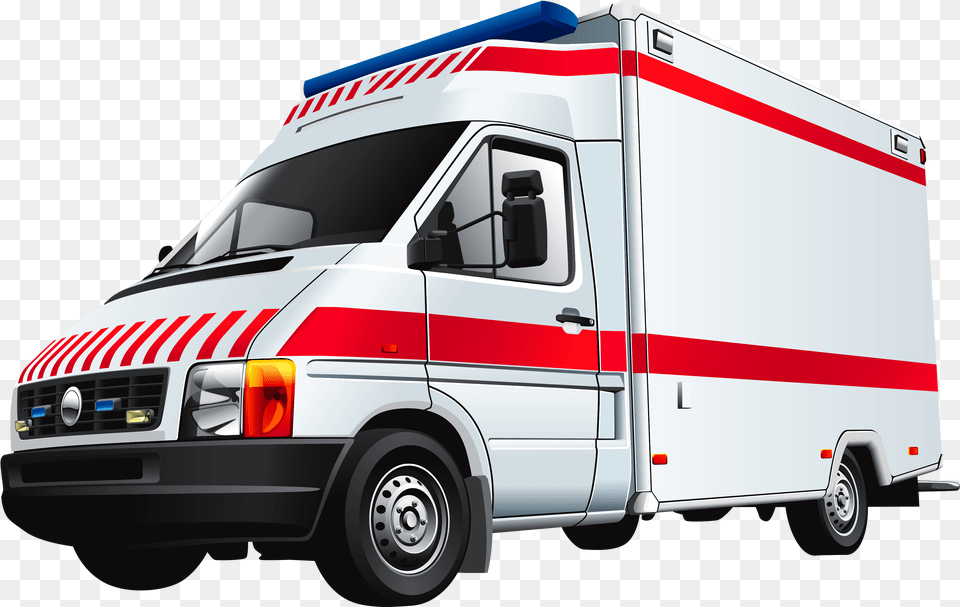 Ambulance Ambulance With White Background, Transportation, Van, Vehicle, Moving Van Free Transparent Png