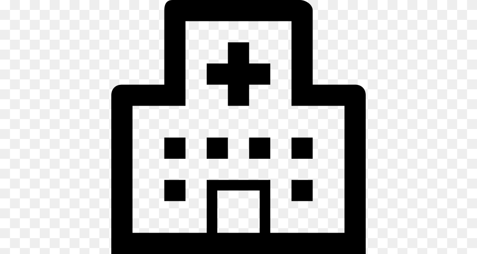 Ambulance Architecture Building Hospital Medical Medicine Icon, Gray Free Png