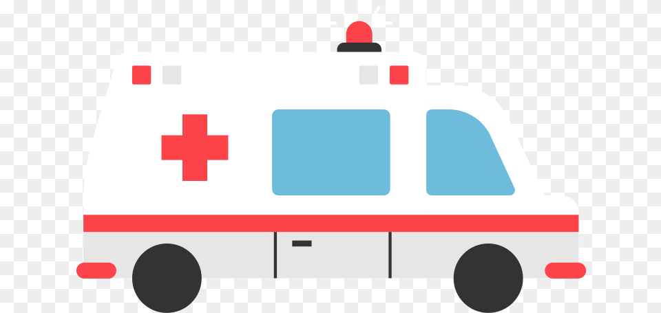 Ambulance Car Flat Icon Vector Vector Ambulance Icon, Transportation, Van, Vehicle, First Aid Free Png Download
