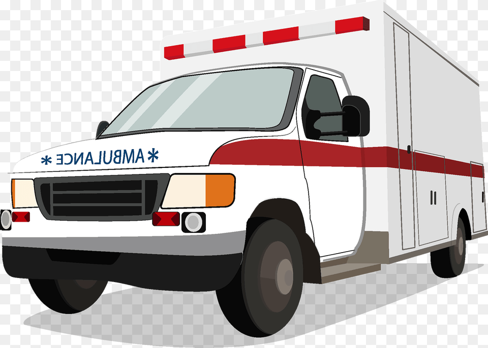 Ambulance Clipart, Transportation, Van, Vehicle, Moving Van Free Png
