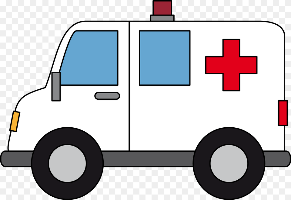 Ambulance Clipart Clipart Of An Ambulance, Transportation, Van, Vehicle, First Aid Free Png Download