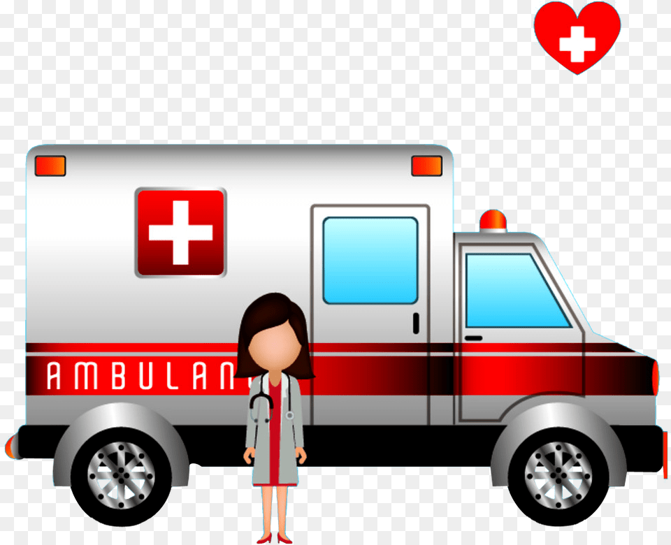 Ambulance Health Care Icon Transparent Background Ambulance Clipart, Vehicle, Van, Transportation, Adult Png Image