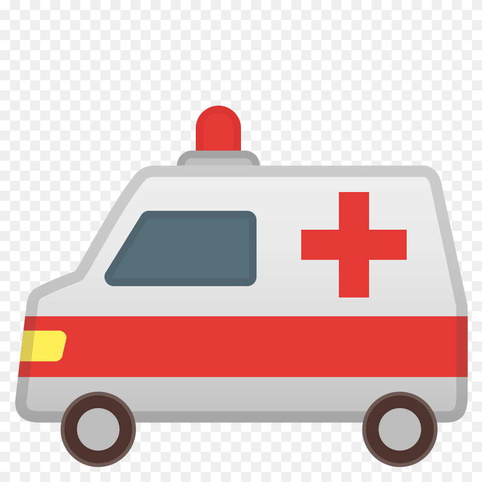 Ambulance Icon Noto Emoji Travel Places Iconset Google, Transportation, Van, Vehicle, First Aid Png