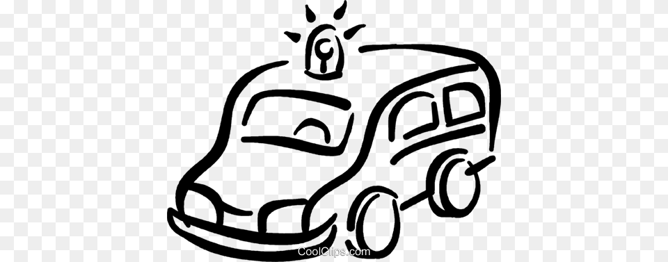 Ambulance Royalty Vector Clip Art Illustration, Grass, Plant, Transportation, Vehicle Free Transparent Png