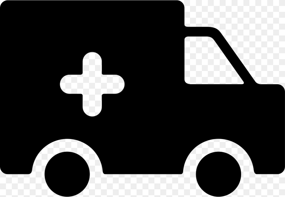 Ambulance Silhouette At Getdrawings Emergency Room Icon, Vehicle, Van, Transportation, Tool Free Png Download