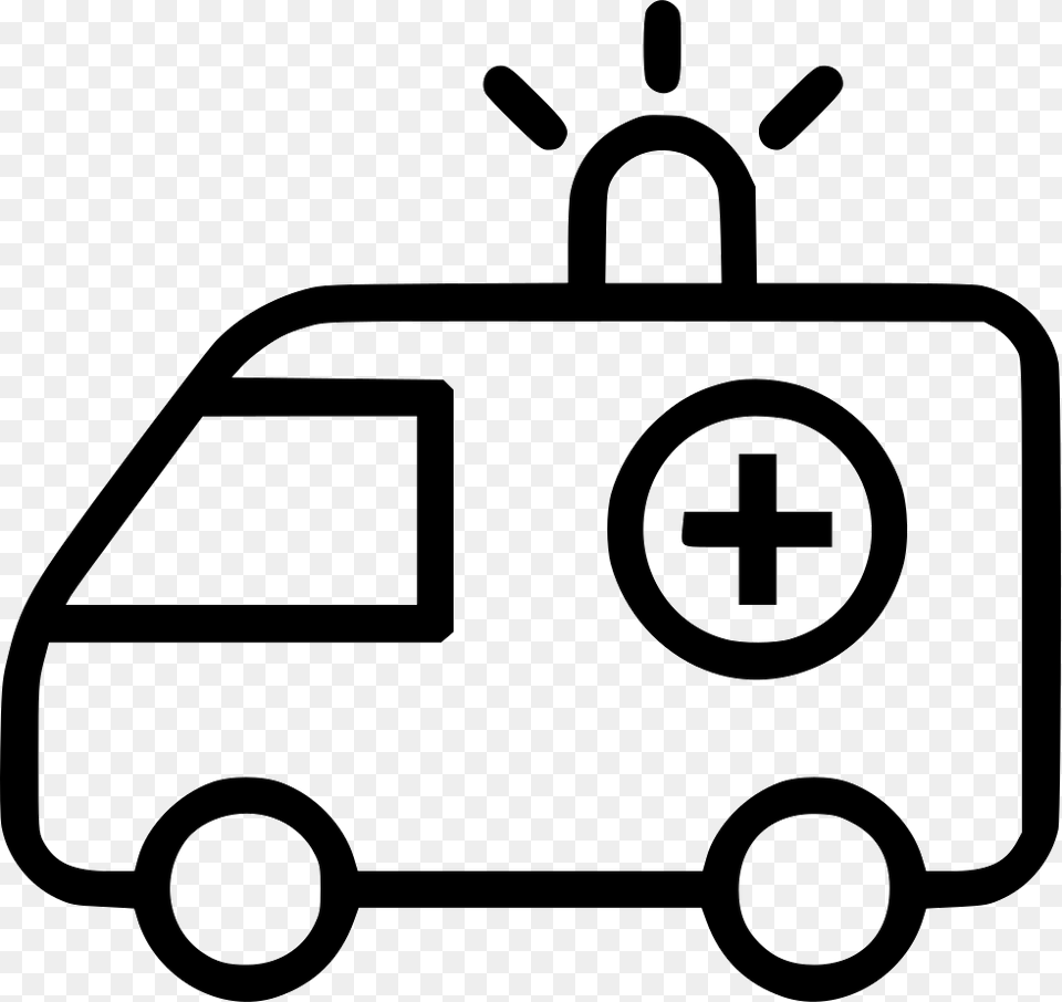 Ambulance Truck Siren Comments Car With Open Hood Icon, Vehicle, Van, Transportation, Lawn Mower Png