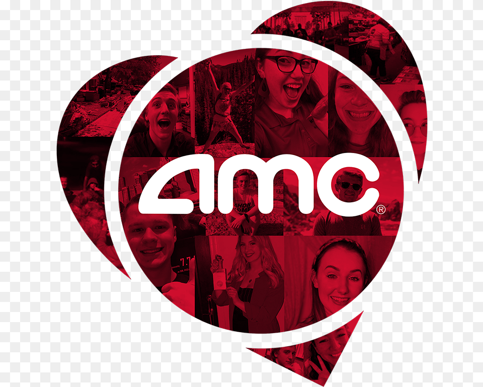 Amc Cares Logo Amc Amazing Logo, Woman, Person, Head, Female Free Png Download