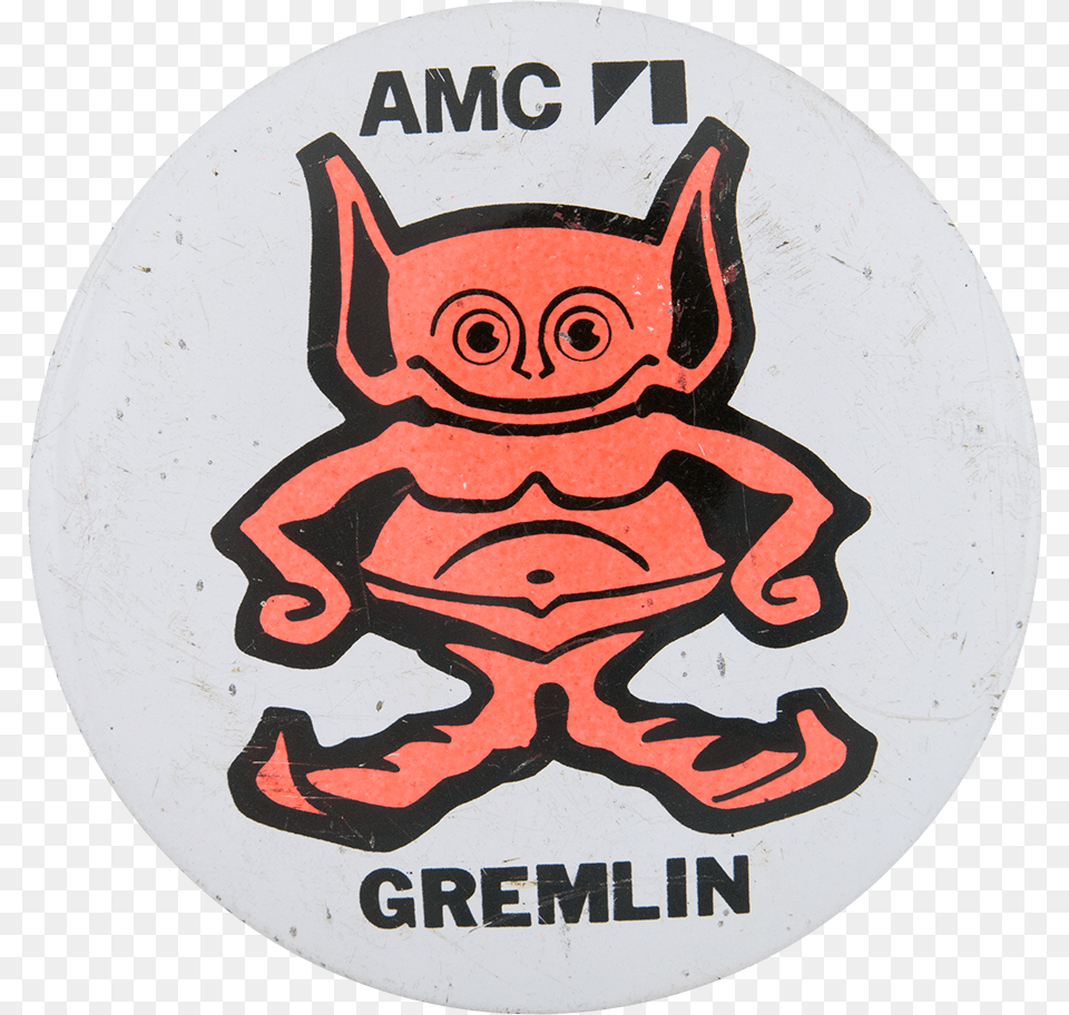 Amc Gremlin Advertising Button Museum Amc Gremlin Logo, Sticker, Animal, Canine, Dog Free Png Download