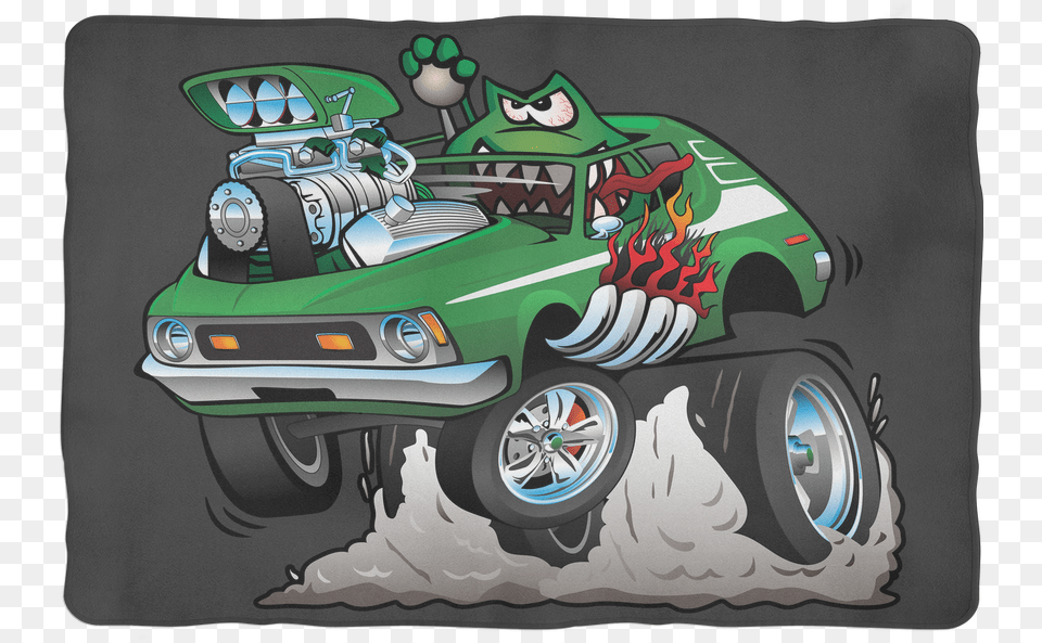 Amc Gremlin Black Background Funny Car Cartoon, Wheel, Machine, Vehicle, Transportation Png