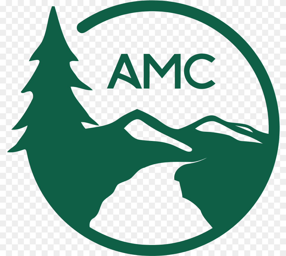Amc Mountain, Logo, Person Free Png Download