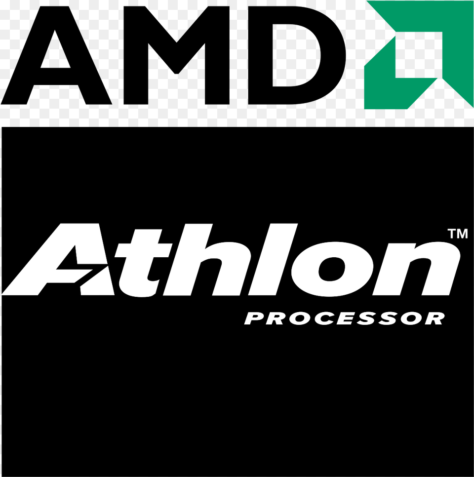 Amd Athlon Logo, Green Free Transparent Png