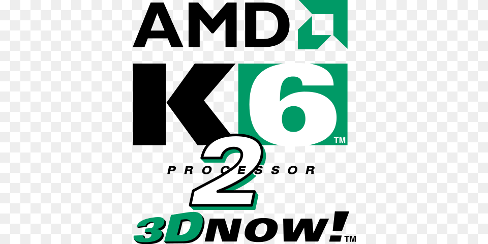 Amd Ii Processor Logo, Number, Symbol, Text Png Image