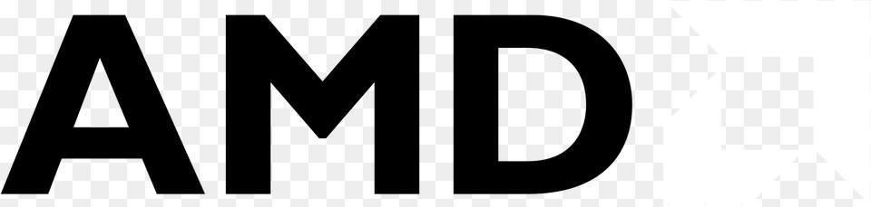 Amd Logo Black And White Amd Logo, Lighting, Silhouette, Triangle Png