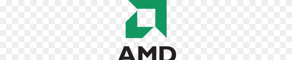 Amd Logo Image, Green, Recycling Symbol, Symbol, Person Free Png Download