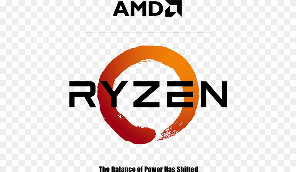 Amd Ryzen 5 3600x Circle Free Png Download