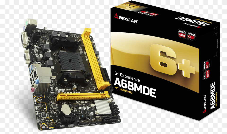 Amd Socket Fm2 Gaming Motherboard Biostar A68 Mde, Computer Hardware, Electronics, Hardware, First Aid Png Image