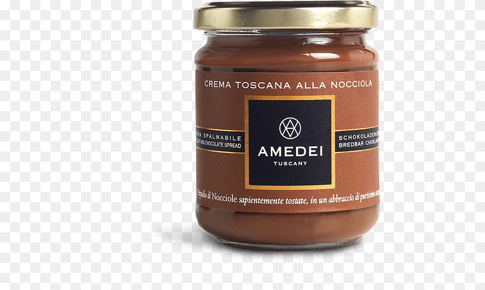Amedei Milk Chocolate Hazelnut Spread Amedei Porcelana, Cup, Food, Jar, Ketchup Free Png Download