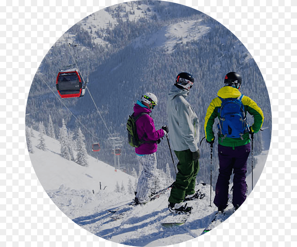 Amenities Circle Lift Tickets Crystal Mountain, Nature, Outdoors, Snow, Person Png